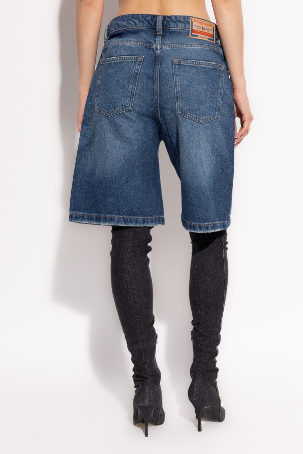 【送料&関税込】Diesel De Sire Shorts In Blue Denim Women's Denim shorts | Blue | Diesel